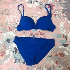 Royal blue La Blanca swim suit